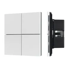Панель кнопочная KNX-304-23-IN White BUS, Frameless IARL, IP20 металл, 2 года
