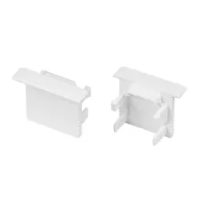Заглушка SL-MINI-15-F WHITE глухая ( Пластик)