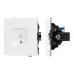 Механизм компьютерной розетки SCT-TENDO-MPC1-PL-WH, RJ-45, CAT6, Белый