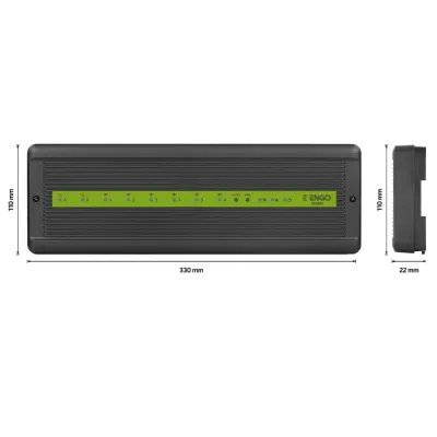 Центр коммутации с 6-тью беспроводными зонами ZigBee + 2-мя проводными зоны, 230 В