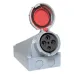 Розетка стационарная наружная 1442 3Р+РЕ 125А 380В IP67 EKF PROxima
