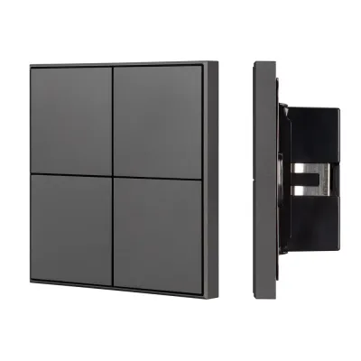 039667 Панель управления кнопочная IP20, BUS, Frame, INTELLIGENT ARLIGHT KNX-304-23-IN Black, металл, 2 года