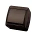Выключатель 1-кл.  открытой установки IP44 10А    шоколад Селигер TDM SQ1818-0201 TDM ELECTRIC