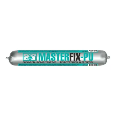 Герметик полиуретановый MASTERFIX-PU,черный, 600 мл.