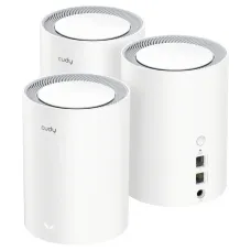 Роутер Mesh бесшовный 100/1000/2500BASE-T 2.4/5 ГГц Wi-Fi 1 (b), Wi-Fi 2 (a), Wi-Fi 3 (g), Wi-Fi 4 (n), Wi-Fi 5 (ac), Wi-Fi 6 (ax)