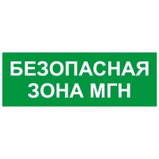 Самоклеящаяся этикетка ЭРА INFO-SSA-124 330х120мм Безопасная зона МГН SSA-101/DPA-301