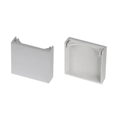 Заглушка LINE-3535-BENT-SIDE глухая, пластик