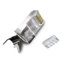 Разъем RJ-45 M/7F для экранированных LAN-кабелей