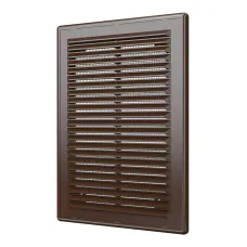 Решетка вентиляционная Р сетка разъемная 185х255 пластик Brown ERA