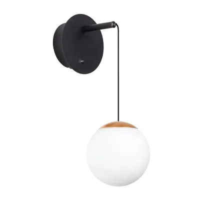 Светильник SP-BEADS-WALL-HANG-R130-6W Day4000 BK-GD 180 deg 230V IP20 металл 3 года