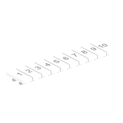 "Маркировка для клемм Ш=6 мм ""1-10"" (70 шт) OptiClip MC6/H/1-10"