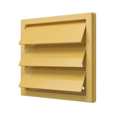 Выход стенной КФ фланец D150/160 жалюзи 190х190 ASA Beige ERA