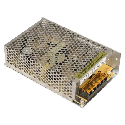 Открытый Блок питания. Входное напряжение 87-264V Выходное 12V Номинальный ток 5A Рабочая температура -20 +60С Габариты H=38/W=98/L=160 Вес 04кг.
