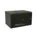 Шкаф настенный 19-дюймовый 19'' 9U 500x600х600мм стеклянная дверь с перфорацией ручка с замком черный RAL 9004 WRline''