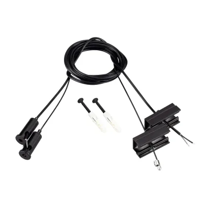 Подвес токопроводящий SL-LINE-25100 2x2m Set BLACK ( провод 2x0.5)