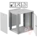Шкаф телекоммуникационный настенный 19' 22U дверь стекло IP20. 600x450x1040mm(ШхГхВ) цвет серый(RAL 7035/RAL7000)