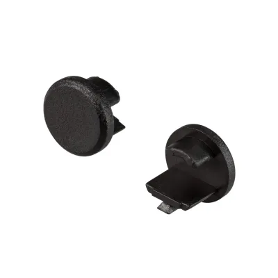 Заглушка для ROUND-D10.5 BLACK глухая (пластик)