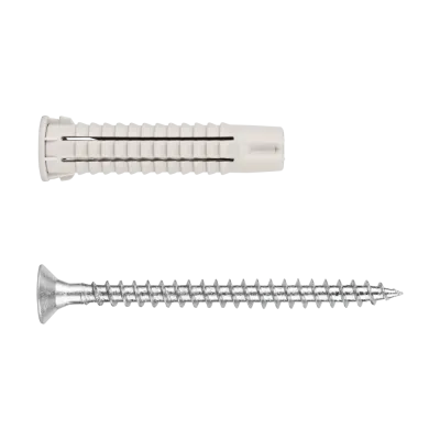 Дюбель универсальный нейлоновый PDU N 8х40 с шурупом 5х60 Zn (20 шт.)