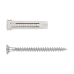 Дюбель универсальный нейлоновый PDU N 8х40 с шурупом 5х60 Zn (20 шт.)