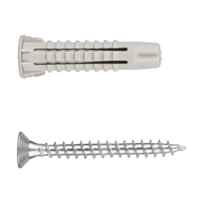 Дюбель универсальный нейлоновый PDU N 6х30 с шурупом 4х35 Zn (25 шт.)