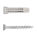 Дюбель универсальный нейлоновый PDU N 6х30 с шурупом 4х35 Zn (25 шт.) Дюбель универсальный нейлоновый PDU N 6х30 с шурупом 4х35 Zn (25 шт.)