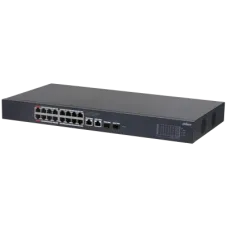 Коммутатор управляемый L2 с обл. упр. 16x1Гбит/с (RJ45 с PoE+,PoE++), 2x1Гбит/с (RJ45) + 2x1Гбит/с (SFP) 240Вт