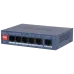 Коммутатор управляемый L2 с обл. упр. 4x100Мбит/с (RJ45 с PoE,PoE+) , 2x1Гбит/с (RJ45) 40Вт