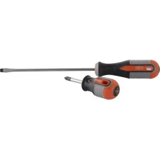 Отвертка стержневая шлицевая ROUND GRIP, SL6x38 мм