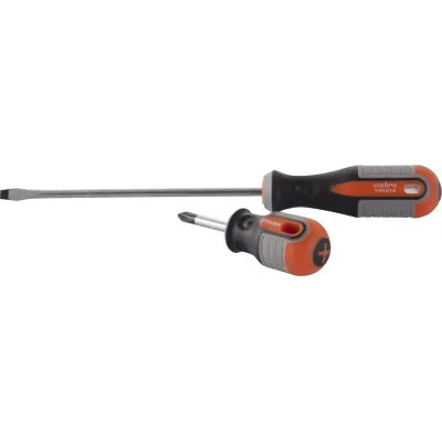 Отвертка стержневая шлицевая ROUND GRIP, SL6x38 мм
