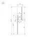 Профиль PLINTUS-FANTOM-BENT-H35-SIDE-2000 WHITE (Алюминий)