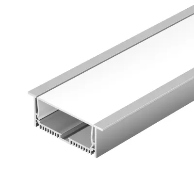 Профиль с экраном SL-LINIA88-F-2500 ANOD+OPAL (ARL, Алюминий)