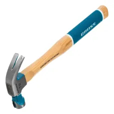 Молоток-гвоздодер,200 г, угол 45, магнит, обрезиненная рукоятка AMERICAN HICKORY