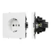 Механизм электрической розетки SCT-TENDO-MEU1-PL-WH 230V, 16A, Белый, 1 пост