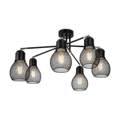 Люстра Kaisa E27х6 60Вт IP 20 Freya FR5069PL-06B