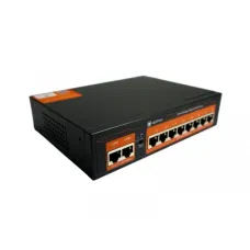 Коммутатор управляемый L2 с обл. упр. 8х1Гбит/с (RJ45 с PoE+) 2х1Гбит/с (RJ45) Uplink 120Вт