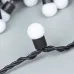 Гирлянда светодиодная декоративная ARD-BALL-CLASSIC-D17.5-10000-BLACK-100LED BLUE 230V, 7W ARDCL, IP65