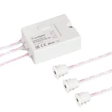 ИК-датчик SR-PRIME-IN-S80-WH 12-24V, 96-192W, DOOR/HAND, IP20 пластик, 2 года