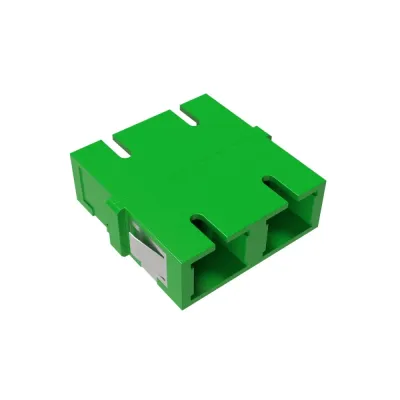 Адаптер SC/APC-двухволоконный (Duplex) TOP OS2 зеленый