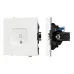 Механизм компьютерной розетки SCT-TENDO-MPC1-SFPL-WH, RJ-45, CAT6, Белый