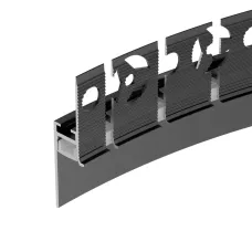 Профиль PLINTUS-FANTOM-BENT-H20-SIDE-2000 BLACK (ARL, алюминий)