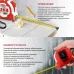 Рулетка с фиксатором   5 м x 25 мм, ABS TPR