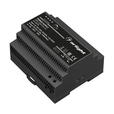 Блок питания ARV-DRS-150-24 (24V, 6.25A, 150W) (ARL, IP20 DIN-рейка 5 лет)