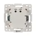 Стокгольм Механизм Розетки с 2USB type-A + type-C белый