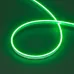 Лента герметичная MOONLIGHT-SIDE-A168-4x10mm 24V Green 7.2 W/m, IP65, 5m, wire x2, вывод кабеля прямой