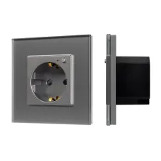 Розетка электрическая с Zigbee управлением SCT-OMALI-EUZB1-PL-GR 240V, 16A, Zigbee