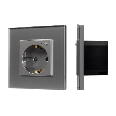 Розетка электрическая с Zigbee управлением SCT-OMALI-EUZB1-PL-GR 240V, 16A, Zigbee