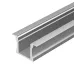 Профиль с экраном ALU-SLIM-H15-F-2000 ANOD+FROST (Алюминий)