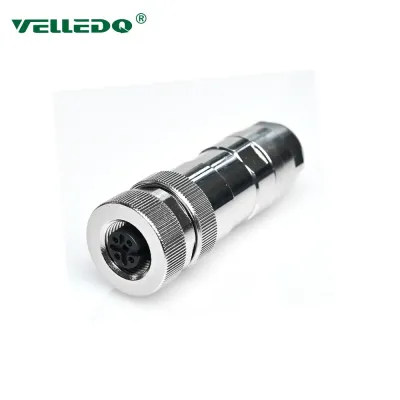 Соединитель клеммный M12P-F05T (розетка)