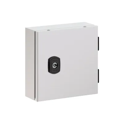 Корпус клеммный металлический SDE ВxШxГ 200x200x80 мм с дверцей, IP55