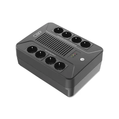 Источник бесперебойного питания line-interactive, 850Ва/510Вт,  1Ф/1Ф, 8xSchuko, LED, AVR, 1x8Aч